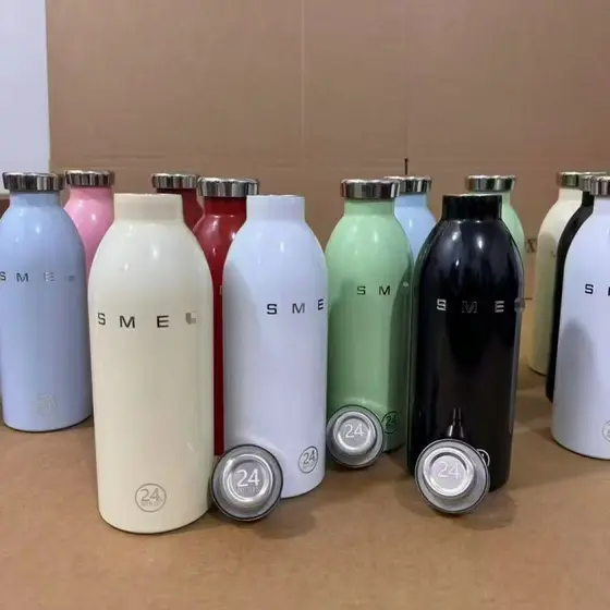 [Em estoque para entrega rápida] Copo isolado de aço inoxidável, copo térmico, copo de água, grande capacidade, garrafa