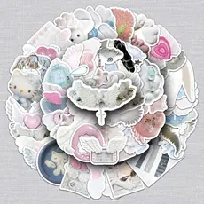 50 folhas asas ins estilo Graffiti adesivos único Cross-Border pequeno fresco decorativo caso de telefone copo de água a