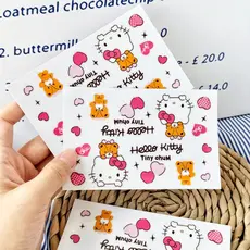 Desenhos animados olá Kitty copo de água transferência 3D adesivo criativo bonito mala computador comida decoração à pro