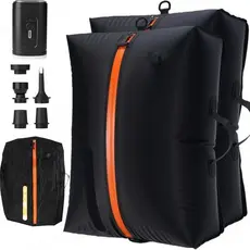 2 unidades de Sacos de Armazenamento a Vácuo para Viagem, Sacos de Compressão Grandes de 44L para Bagagens de 22"+, Roup