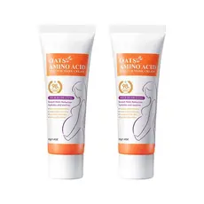 Creme para Estrias de Aveia para Mulheres, 2 Peças de Creme Reparador de Estrias com Aminoácidos de Aveia - Reduz Marcas