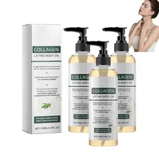 Óleo Corporal Firmador com Colágeno, Óleo Corporal Hidratante e Nutritivo, Óleo de Massagem para Melhorar a Elasticidade