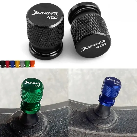 Acessórios para Motocicleta, Tampa de Válvula de Pneus CNC em Alumínio com Logo para Bajaj Dominar 400 Touring 20 ENAR