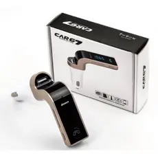 Transmissor Fm Carregador Veicular Bluetooth Som Automotivo Carg7 Mp3 Musicas Celular Chamadas Maos Livres Duas Usb