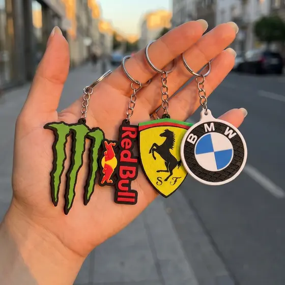 Chaveiro Personalizado para Fã de Automóvel e Esporte Bmw Ferrari Monster