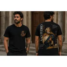 Camiseta São Pedro | Fé, Coragem E Fidelidade