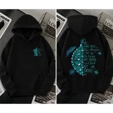 Blusa de Frio Moletom Feminino Com Capuz e Bolso Quentinho Blusa Unissex Infantil Oversized Moda Street