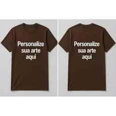 Camiseta Personalizada Básica Estampada Uniforme Empresa Logo 100% Algodão