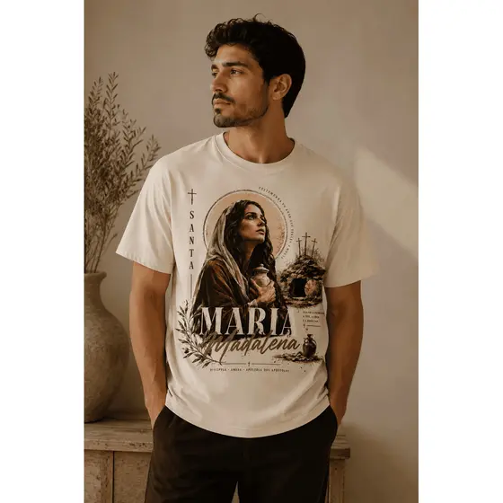 Camiseta Maria Madalena l Estampa Premium
