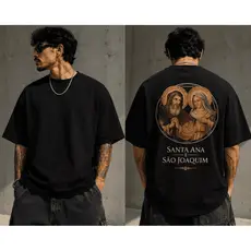 🙏 Camiseta Católica Santa Ana e São Joaquim