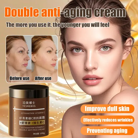 [Pele Mais Firme] Creme YH-3 Dias Antioxidante De Astaxantina E Vitamina C/Creme Facial/Antirrugas