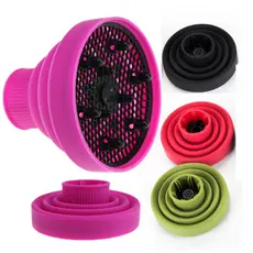 Difusor de Cachos Definidor em Silicone Retrátil com Boca Flexível Profissional