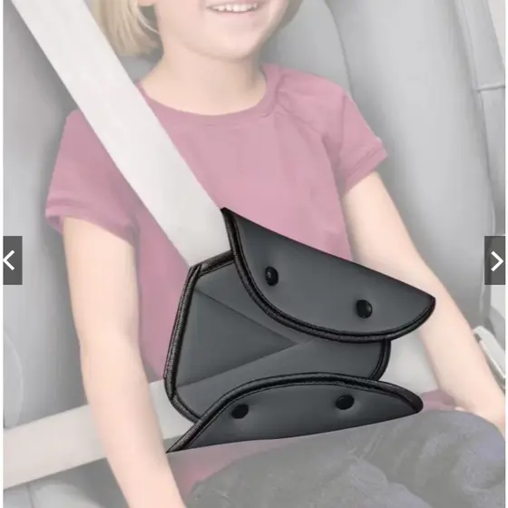 Suporte Posicionador Ajustador Cinto Segurança Infantil Para Conforto Viagens Carro