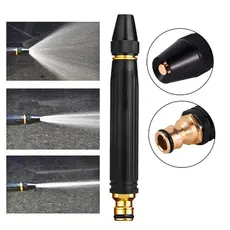 Kit 3 Em 1 Bico Alta Pressão Para Mangueira + Conector Top