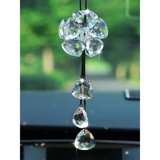 Deusa estilo high-end novo estilo pingente de carro high-end pingente de cristal decorações interiores espelho retroviso