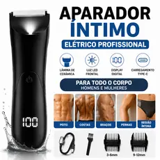 Aparador de Pelos Removedor Elétrico De Pêlos De Partes Íntimas Aparador De Cabelo Para Homens E Mulheres Com luz