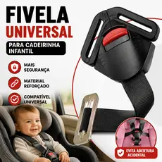 Fecho Cinto Segurança Cadeirinha Infantil Automotiva Preto