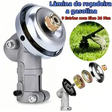 Ponteira Roçadeira Gasolina 9 Estrias com Eixo 26 Mm