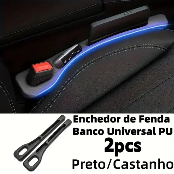 2 Pcs Assento De Carro Gap Filler Costura Lateral Plug Strip À Prova De Vazamento Tira De Enchimento Organizad