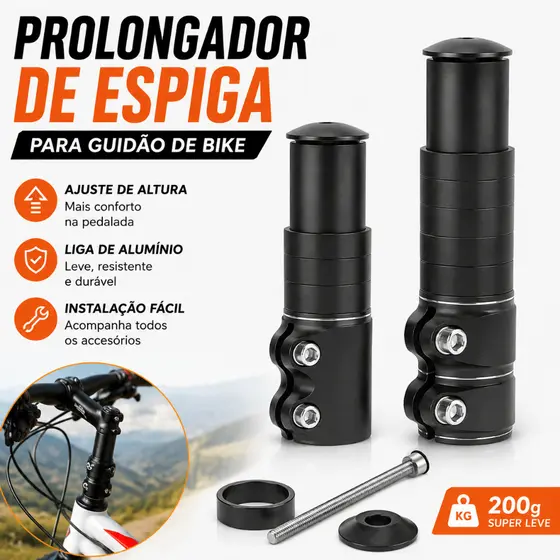 Extensor e Alongador de Mesa – Guidão e Suspensão para MTB