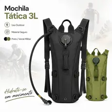 Mochila De Hidratação 3 Litros Impermeável Bolsa Água Refil Ciclismo Camelbak Trilha Caminhada