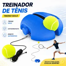 Kit Bola De Tênis Treinador Para Treino Individual Ao Ar Livre Com Base E Corda Elástica Portátil