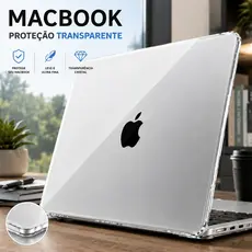 Capa Capinha Resistente Brilhante Acrílico Para MacBook Air 13 13.6 Pol 15 Pro 13 14 16 Pol(2016-2024)M 1 2 3 4
