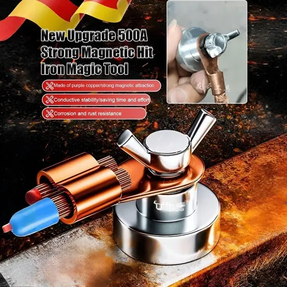 [Alta Estabilidade] [Strong Magnetic Grip] Welding Magnetic Ground Clamp/Grampo para Solda/Imã Forte para Aterramento