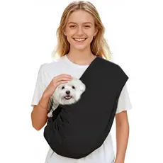 Sling Transportador para Cães Pequenos e Gatos - Sling Transportador para Animais de Estimação com Bolso de Forro em Mal