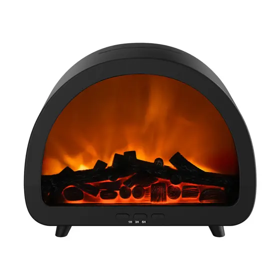 Umidificador portátil grande Volume de nevoeiro queimador fogo chama Aroma difusor doméstico Desktop óleo essencial frag