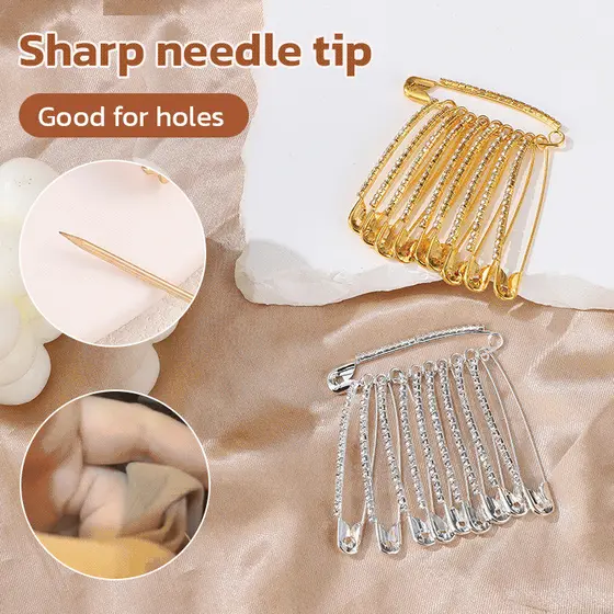 【Prático e Sofisticado】[Ajuste Simples] Alfinete de Cintura/Strass/Acessório Feminino