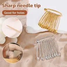 【Prático e Sofisticado】[Ajuste Simples] Alfinete de Cintura/Strass/Acessório Feminino