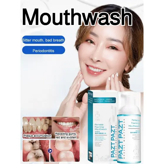 [Eliminar Germes] น้ำยาบ้วนปาก DR.RERDIA/Enxaguante Bucal/Hálito Refrescante/Saúde Bucal