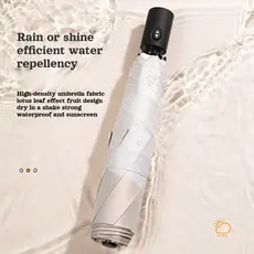[Proteção UV] Guarda-Chuva Automático Dobrável | Guarda-Chuva/Automático/Sol/Chuva/Compacto