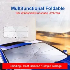 【Proteção Contra o Calor】Cortina Retrátil/Sombrinha para Carro/Automotive Sunshade Umbrella