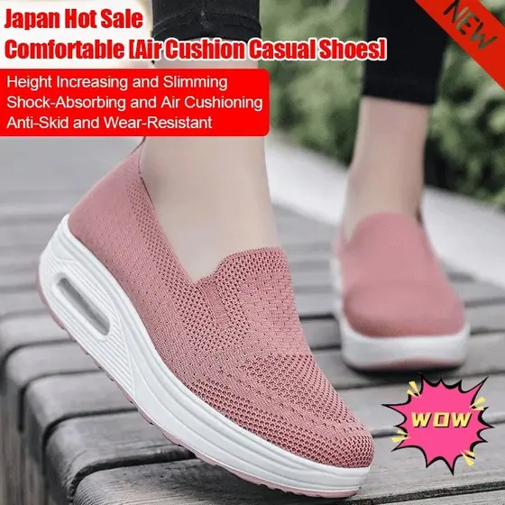 [Leveza e Suporte] Tênis Feminino Casual Sapatos com Solado de Ar/Confortáveis/Para Caminhadas