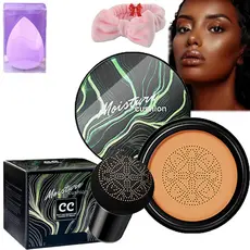 Creme CC Cedar And Ash, Maquiagem Cedar And Ash, Creme CC Air Cushion Cedar And Ash, Base Pronta Para Fotos em Segundos