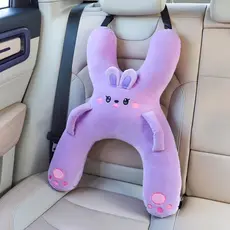 Almofada de Carro WASTROYAL para Viagem – Almofada de Assento de Carro com Tema de Animais e Protetor de Cinto de Segura