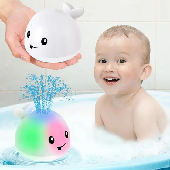Brinquedo de banho Gigilli para bebês, brinquedo de banho para crianças de 1 a 3 anos, para meninos e meninas de 1, 2, 3