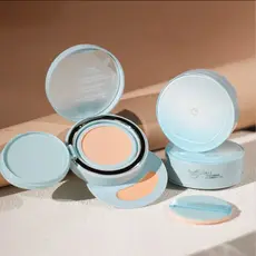 Maquiagem leve com sensação de corretivo alto!Caitang TIMAGE Twin Cushion Corretivo de longa duração sem maquiagem Pele 