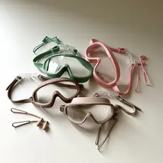Ins coreano crianças óculos de natação meninos meninas óculos de natação à prova dwaterproof água Anti-nevoeiro óculos d