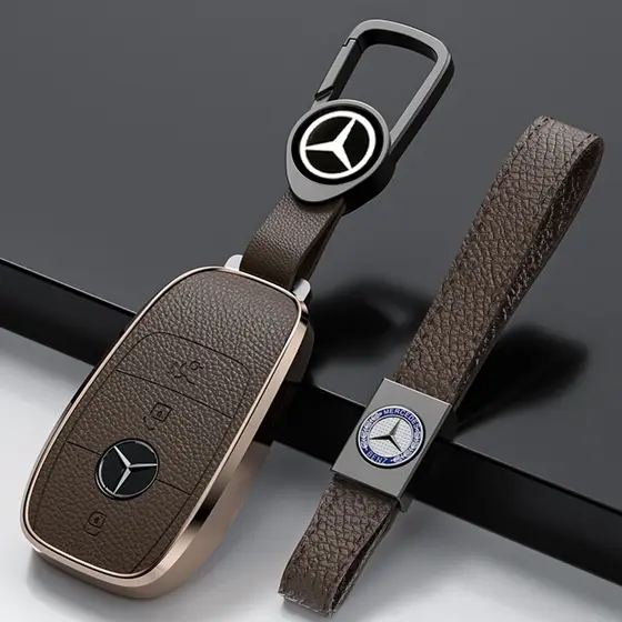 Adequado para 21 estilos 20 Benz chave cobre novo E-Class C saco de carro E300 escudo C260 masculino A200L feminino S fi