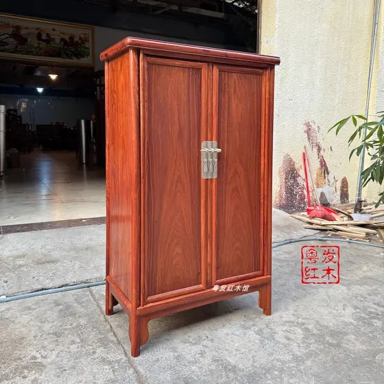 Móveis de mogno estilo Ming quatro em um Ruyi armário de canto redondo ouriço sândalo vermelho sala de estar armário de