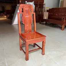 Cadeira de jantar de mogno Cadeira de cabeça de elefante Banco de móveis chineses Ouriço Cadeira de mesa de jantar de sâ
