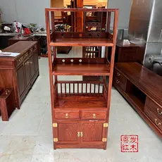 Mogno pequena estante prateleira ouriço vermelho sândalo jacarandá expositor armário de chá sala estar entrada rack made
