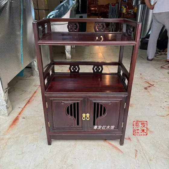 Nova luz chinesa luxo jacarandá armário de chá Multi-Purpose armário mogno móveis estilo Ming armário de chá armário de