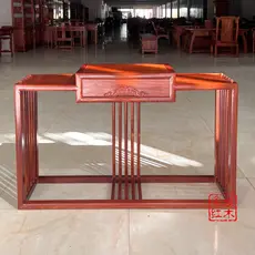 Mesa de entrada de sala de estar em mogno ouriço vermelho tiras de sândalo mesa tiras de entrada de jacarandá ponte de m