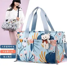 Moda bebê mãe saindo saco de grande capacidade leve portátil de um ombro Cross-corpo carrinho mãe bebê saindo mamãe