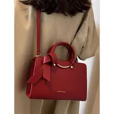 Hong Kong IT HKins borgonha saco de casamento feminino 2026 novo estilo grande capacidade de um ombro mensageiro portáti