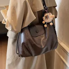 Hong Kong IT HKins Bolsa Feminina 2026 Verão Novo Estilo Bolsa de Ombro Retro Bolsa Mensageiro Commuter Mochila Nuvem Bo